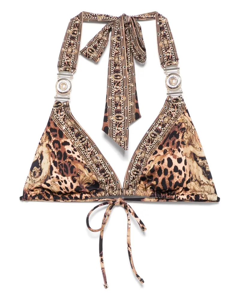 Camilla Klassisches Triangel-Bikinioberteil - Braun Braun