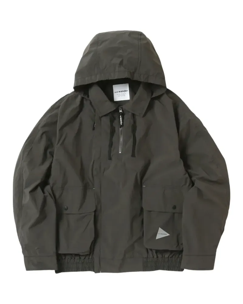 and wander Jacke im Layering-Look mit aufgesetzten Taschen - Grau Grau