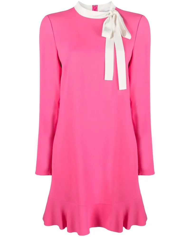RED Valentino Kleid mit langen Ärmeln - Rosa Rosa
