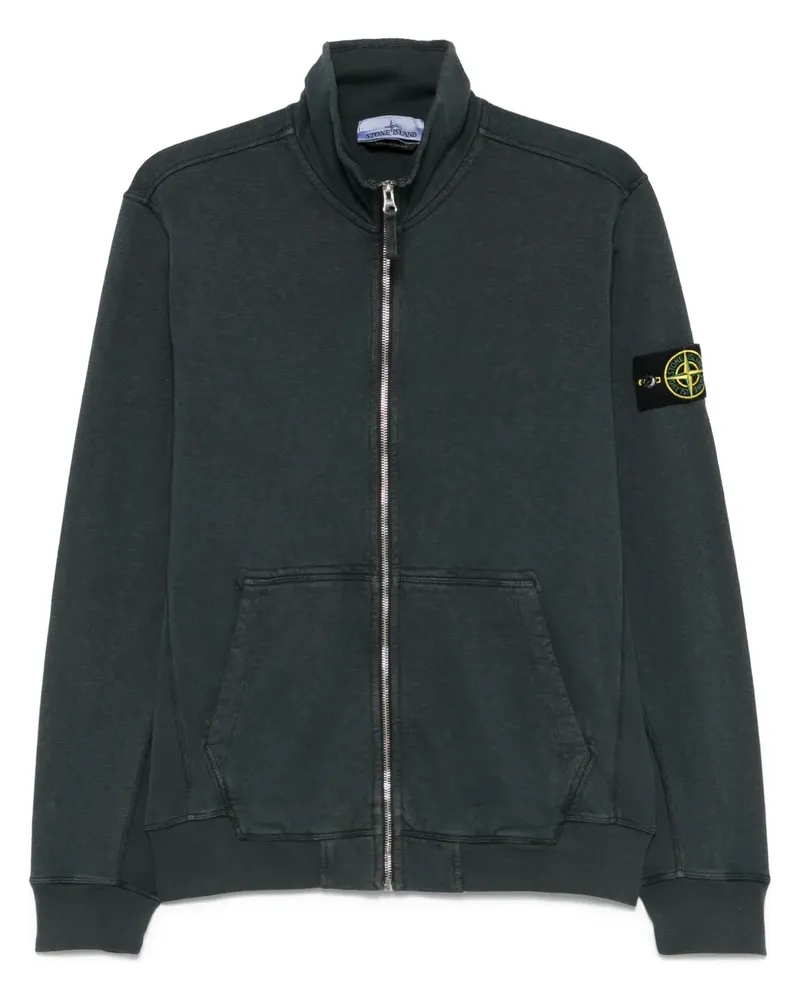 Stone Island Cardigan mit Kompass-Patch - Grau Grau