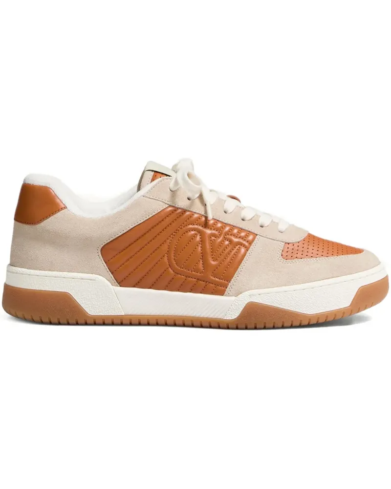 Valentino Garavani logo-detail low-top sneakers - Nude Nude