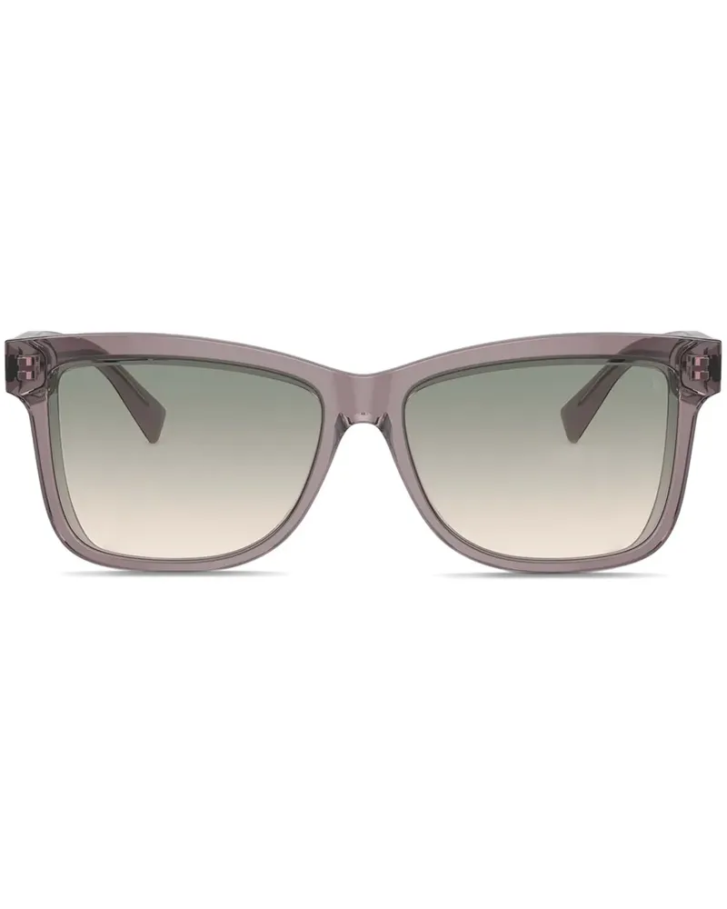 Brunello Cucinelli Sonnenbrille mit eckigem Gestell - Violett Violett