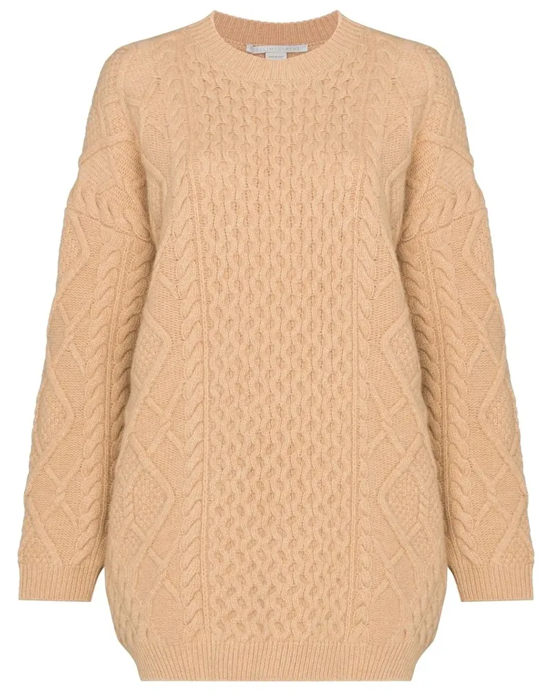 Stella McCartney Oversized-Pullover - Nude Nude