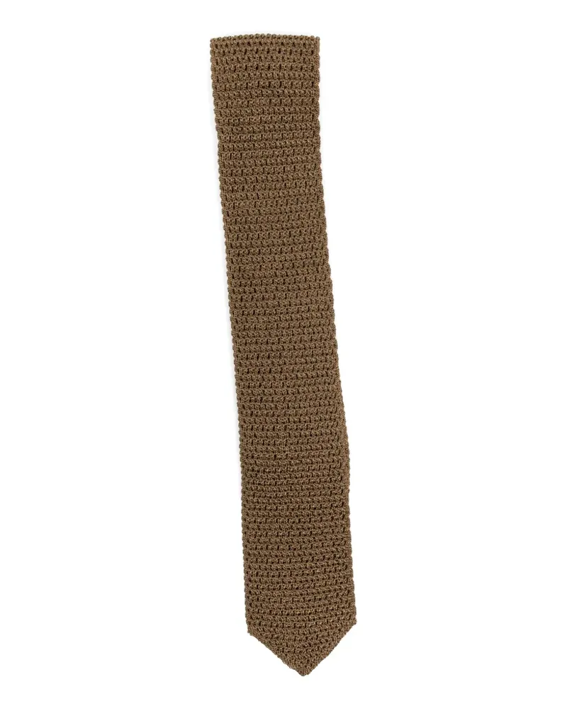 Tom Ford knitted silk tie - Braun Braun
