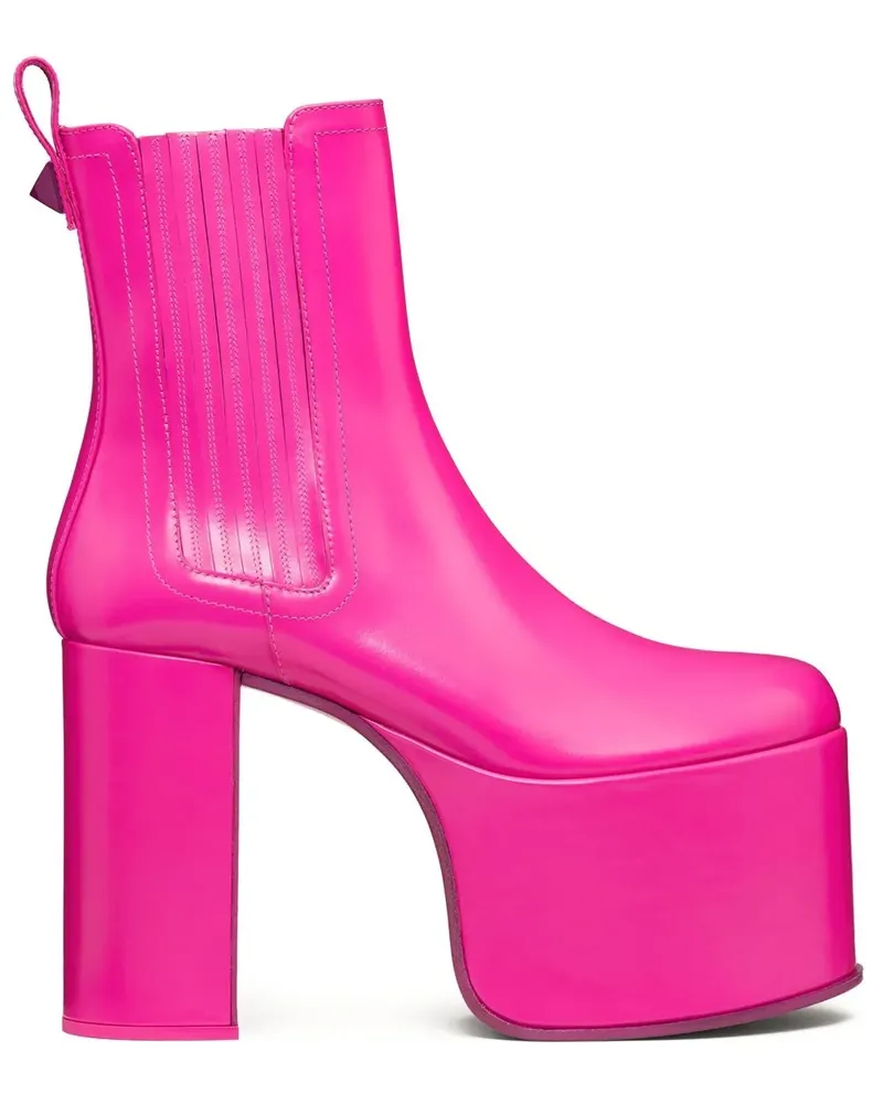 Valentino Garavani One Stud Stiefel - Rosa Rosa