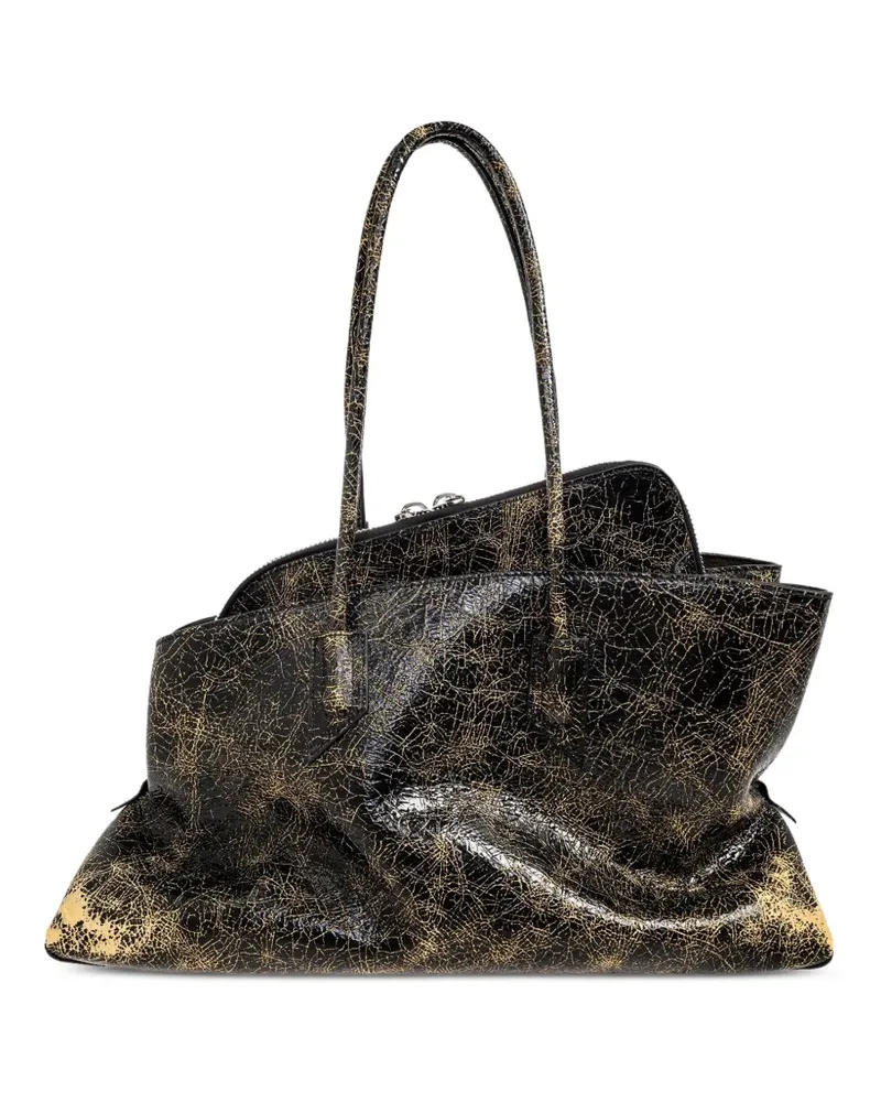 ATTICO Mittelgroße La Passeggiata Tote Bag - Schwarz Schwarz