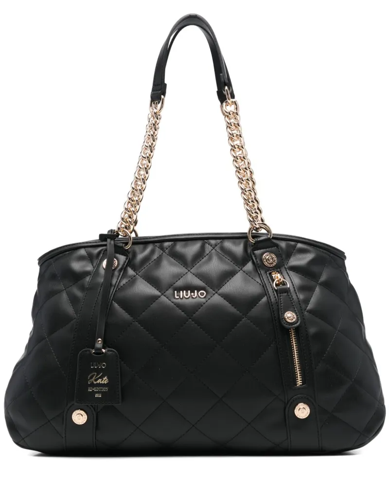 Liu Jo Gesteppte Schultertasche - Schwarz Schwarz