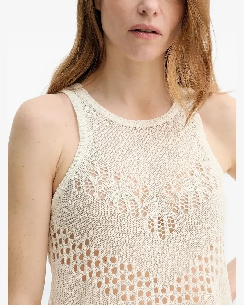 AERON Kismet Tanktop in Lochstrick - Nude Nude