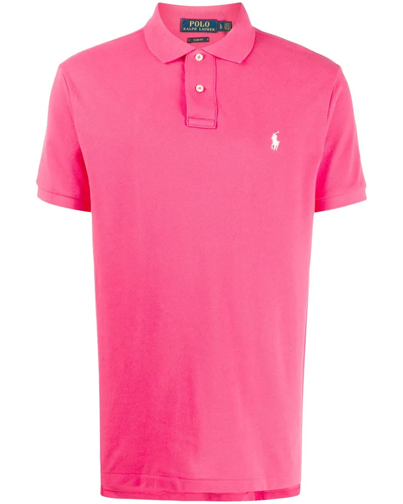 Ralph Lauren Poloshirt mit Logo-Stickerei - Rosa Rosa