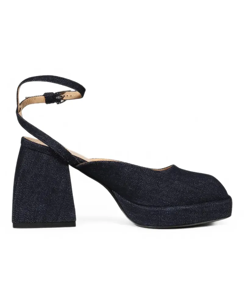 NODALETO Bulla Plateau-Pumps - Blau Blau
