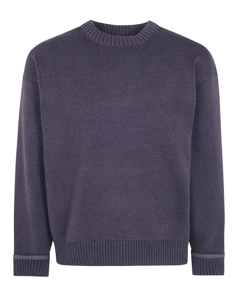 RAINS Gerippter Pullover - Schwarz Schwarz