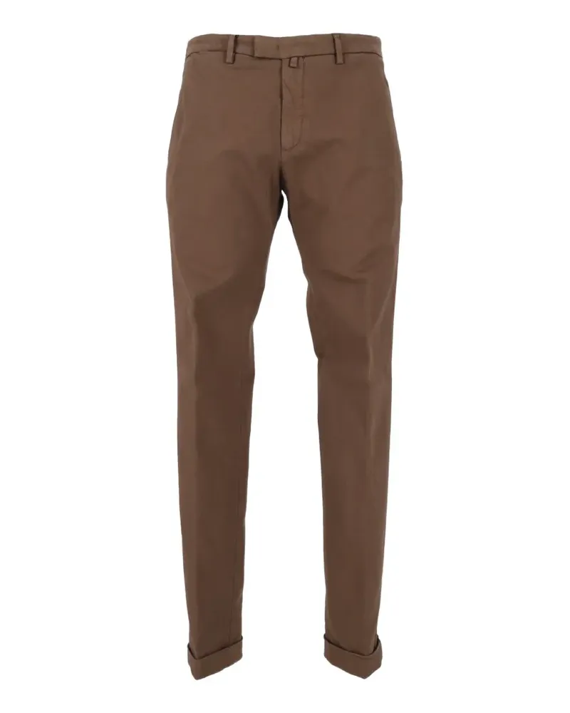 Briglia 1949 Gerade Hose mit Umschlag - Braun Braun