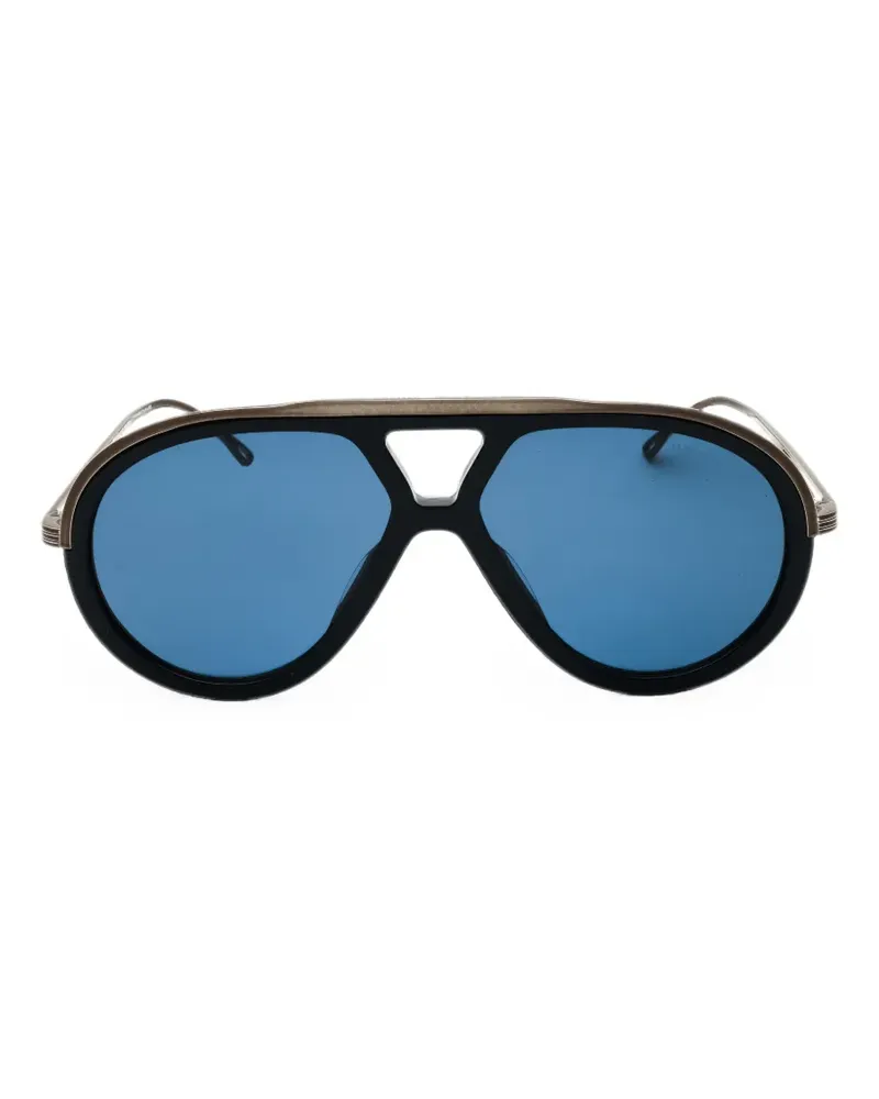 Emporio Armani pilot-frame sunglasses - Schwarz Schwarz