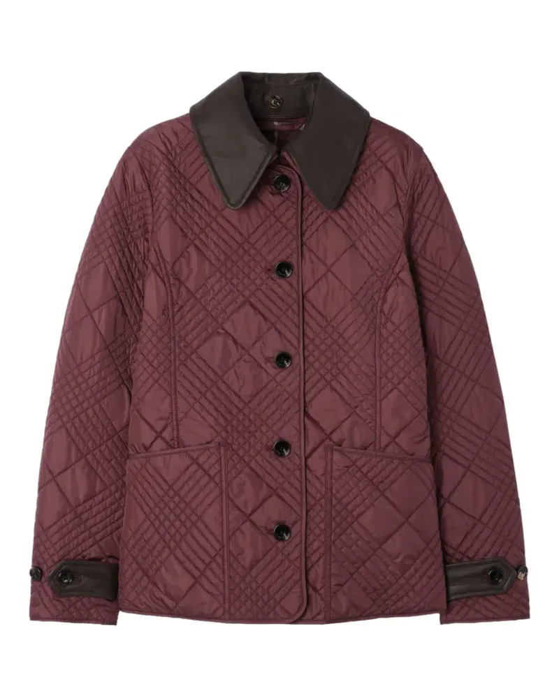 Burberry Gesteppte Fernleigh Jacke aus Nylon - Rot Rot
