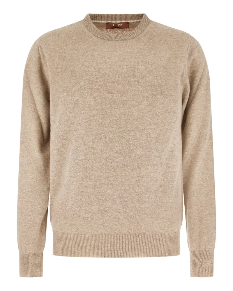 CRUNA Fein gestrickter Pullover - Nude Nude