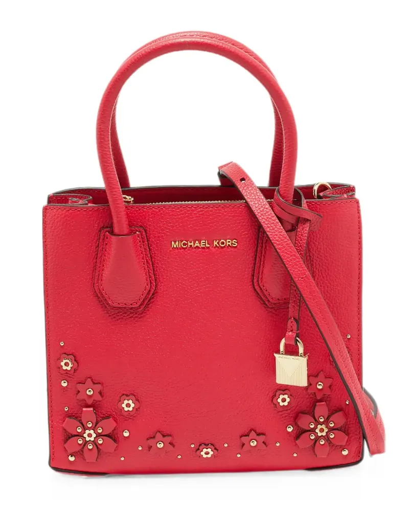Michael Kors Mercer floral-embellished tote bag - Rot Rot