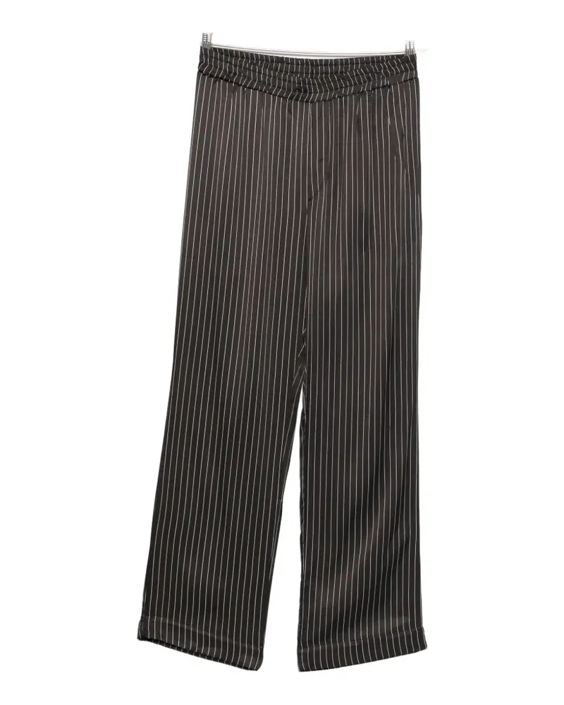 Ernest W. Baker striped trousers - Schwarz Schwarz
