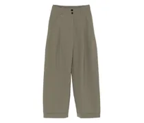 Hose mit Falten - Grün