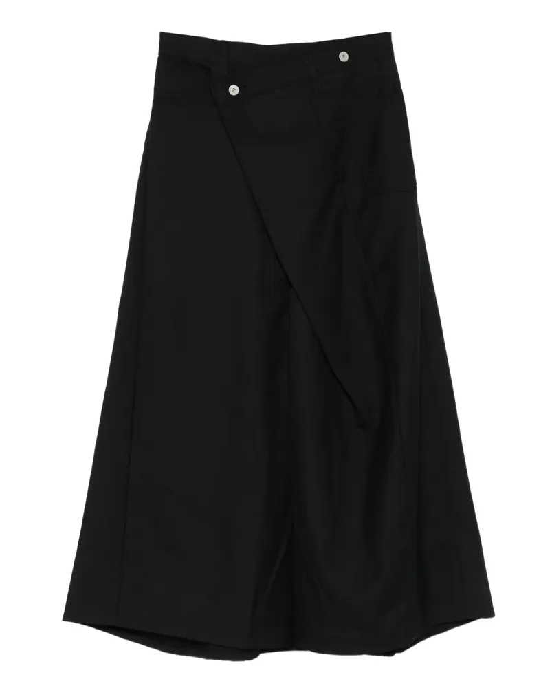 Junya Watanabe Rock mit Einsätzen - Schwarz Schwarz