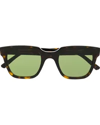 RETROSUPERFUTURE Eckige Sonnenbrille Braun