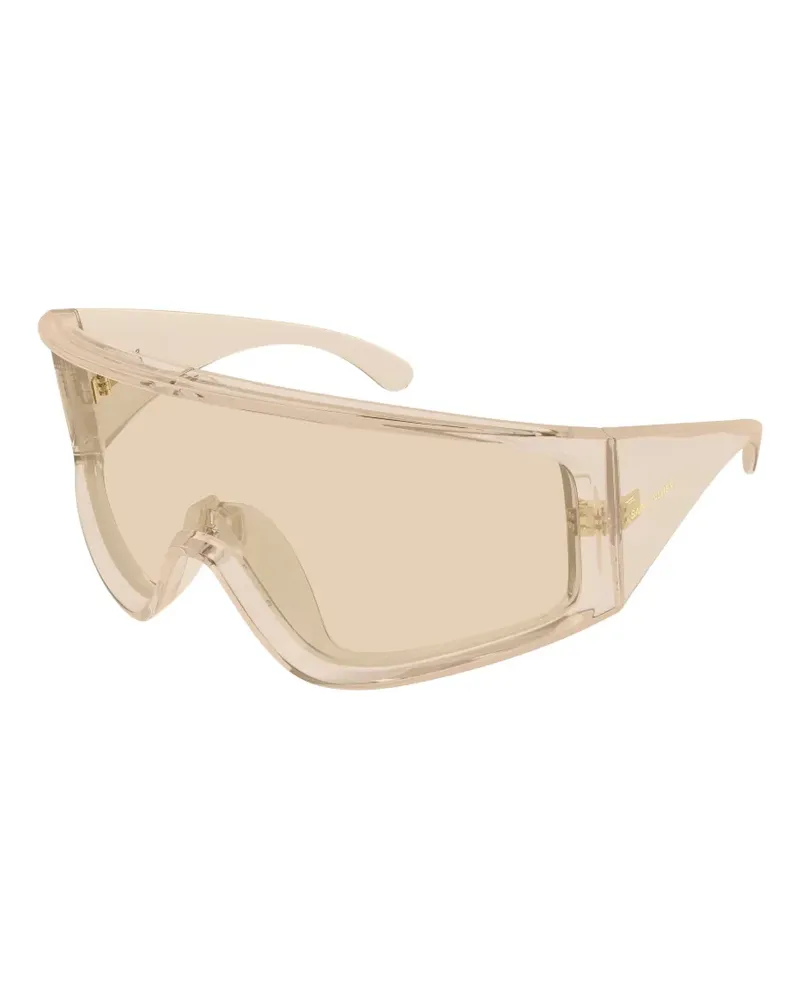 Saint Laurent SL 969 Sonnenbrille mit Shield-Gestell - Nude Nude