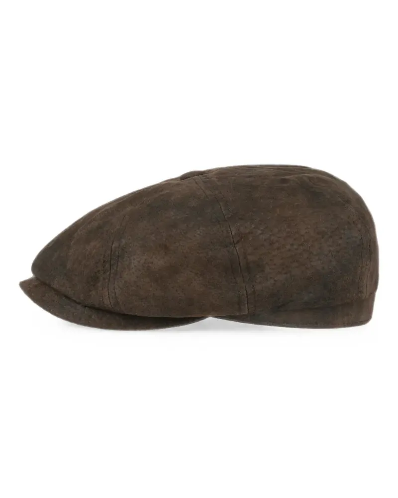 Stetson Schiebermütze aus Wildleder - Braun Braun