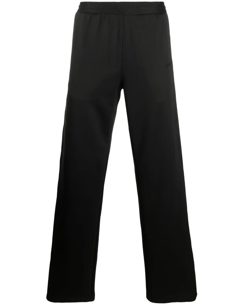 OFF-WHITE Face Band Jogginghose mit Logo - Schwarz Schwarz