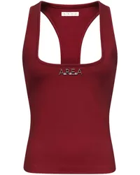 Area Nameplate Racerback-Tanktop Rot