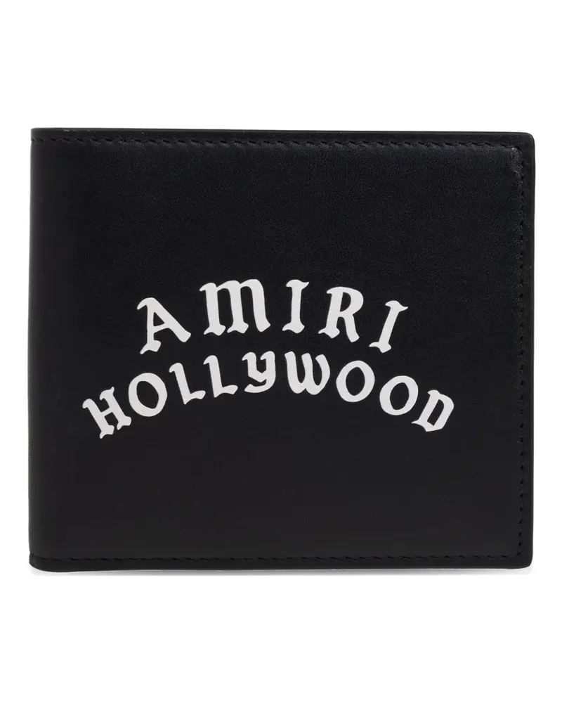 Amiri Portemonnaie mit Klappe - Schwarz Schwarz