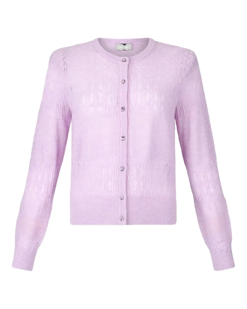 Liu Jo Cardigan mit Spitzenstich - Rosa Rosa