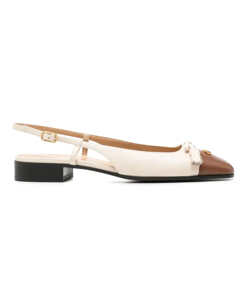 Valentino Garavani Valet du Roi Slingback-Ballerinas - Nude Nude