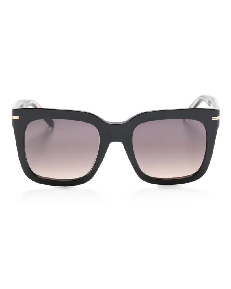 HUGO BOSS Sonnenbrille im Oversized-Look Schwarz