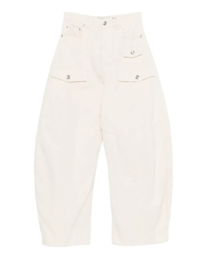 SPORTMAX Spxfashion Jeans mit aufgesetzter Tasche - Nude Nude