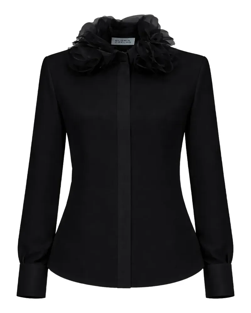 Gloria Coelho Langärmeliges Hemd - Schwarz Schwarz
