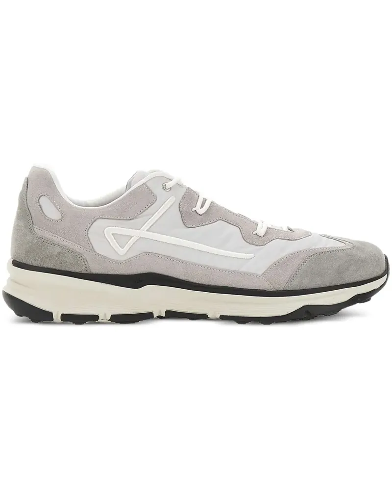 Herno Sneakers mit Wildledereinsätzen - Grau Grau