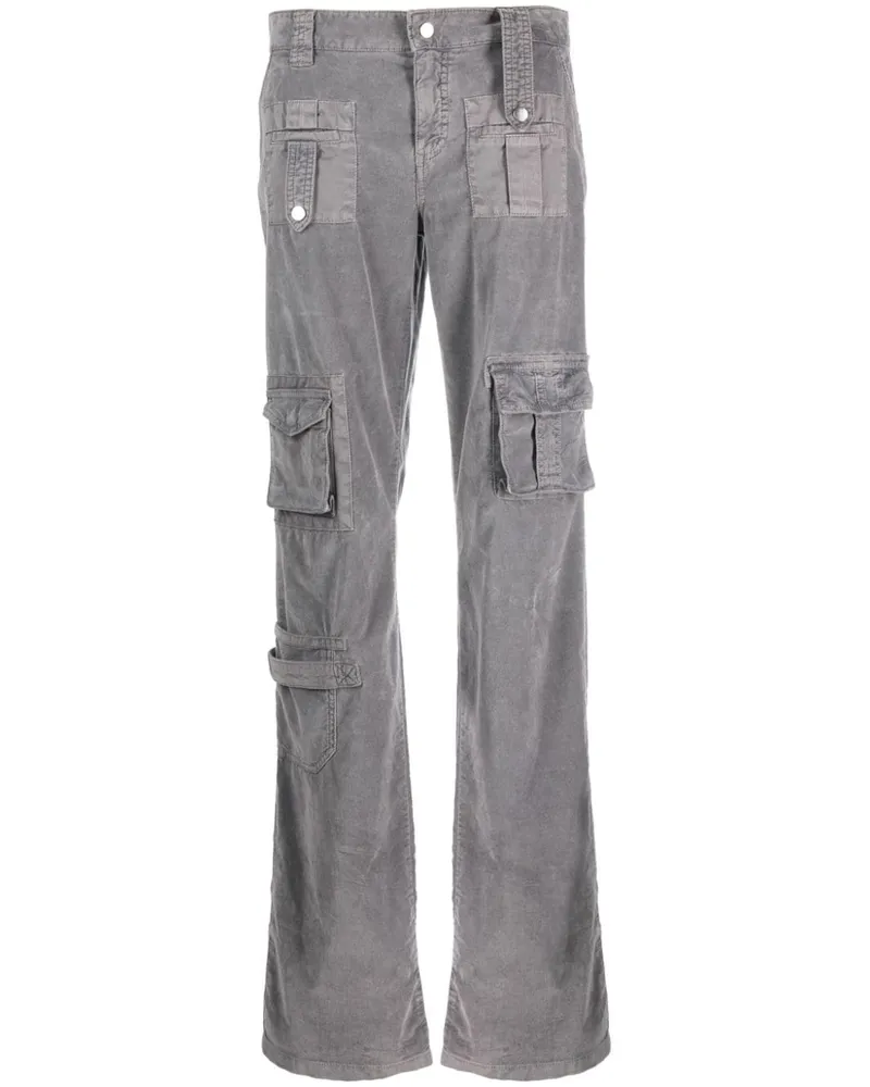 Blumarine Klassische Cargohose - Grau Grau