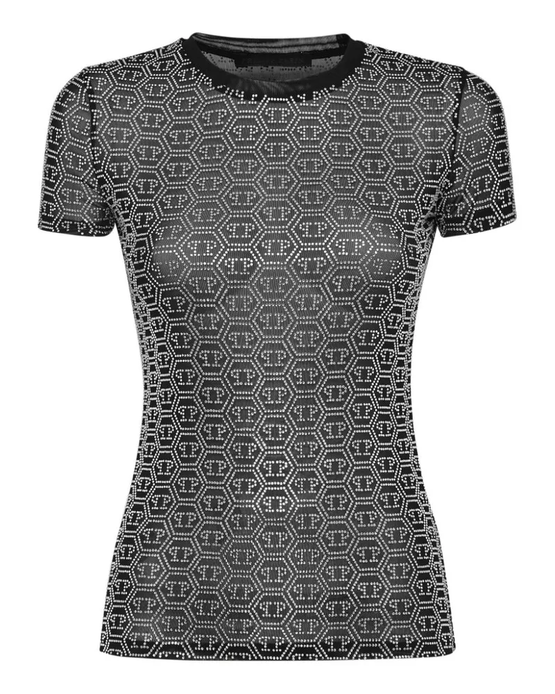 Philipp Plein Sexy Pure Love T-Shirt - Schwarz Schwarz