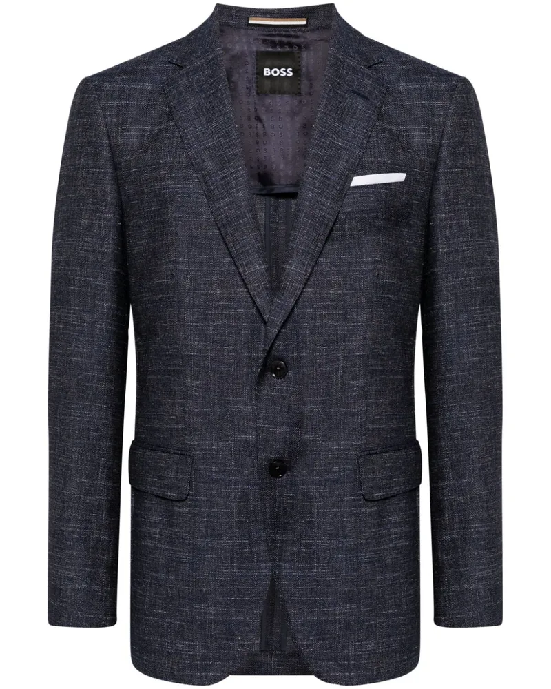 HUGO BOSS Einreihiges Sakko - Blau Blau