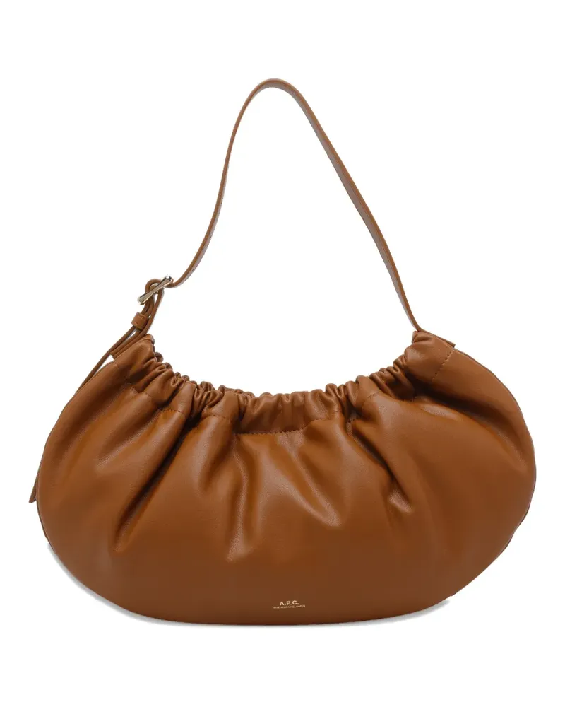 A.P.C. Ninon hoop shoulder bag - Braun Braun