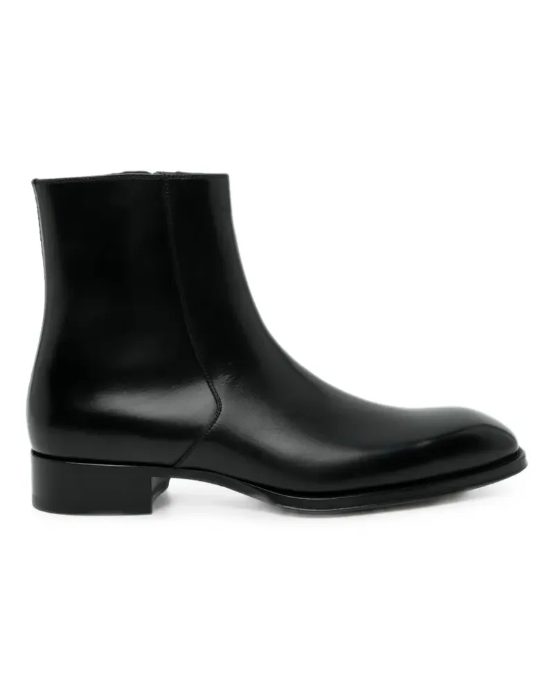 Tom Ford Knöchelhohe Stiefel - Schwarz Schwarz