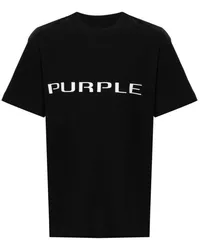 PURPLE BRAND Wordmark T-Shirt Schwarz