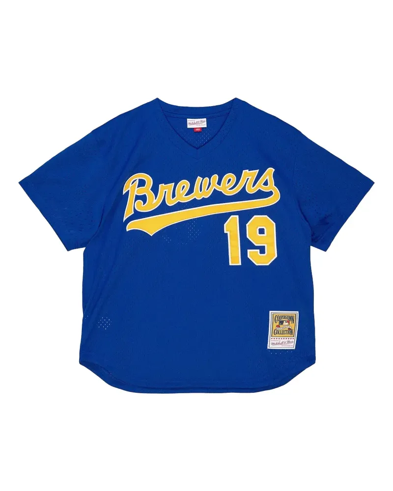 Mitchell & Ness MLB Brewers 1991 Robin Yount T-Shirt - Blau Blau