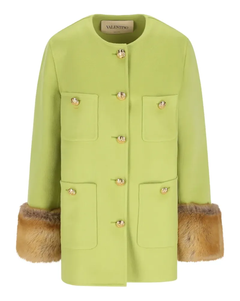Valentino Garavani button-front coat - Grün Grün