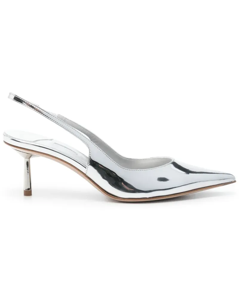 Le Silla Bella Slingback-Pumps 55mm - Silber Silber