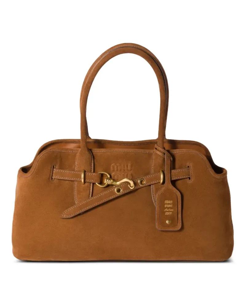 Miu Miu Aventure Schultertasche - Braun Braun