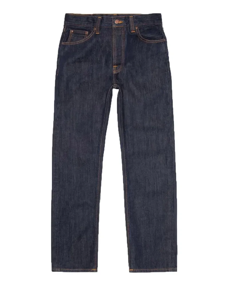 Nudie Jeans contrast-stitch jeans - Blau Blau