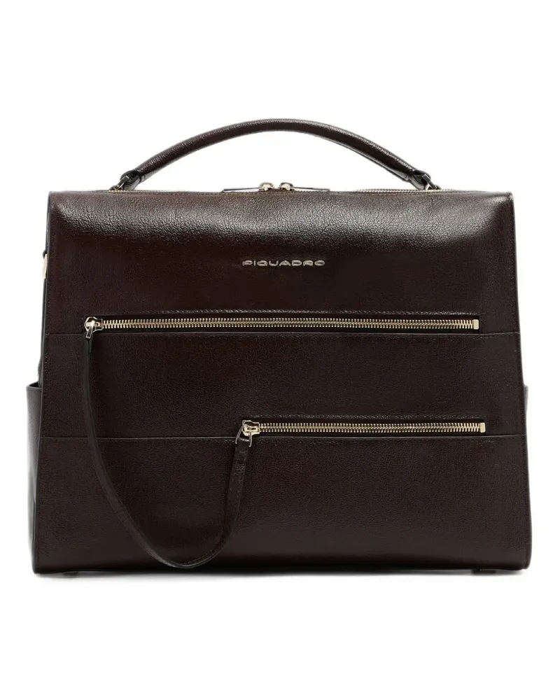 Piquadro 14'' Patricia Laptoptasche mit Logo - Braun Braun