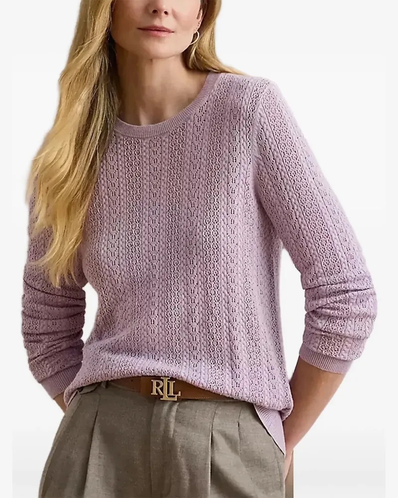 Ralph Lauren textured sweater - Violett Violett