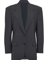 Brunello Cucinelli Blazer mit fallendem Revers Grau