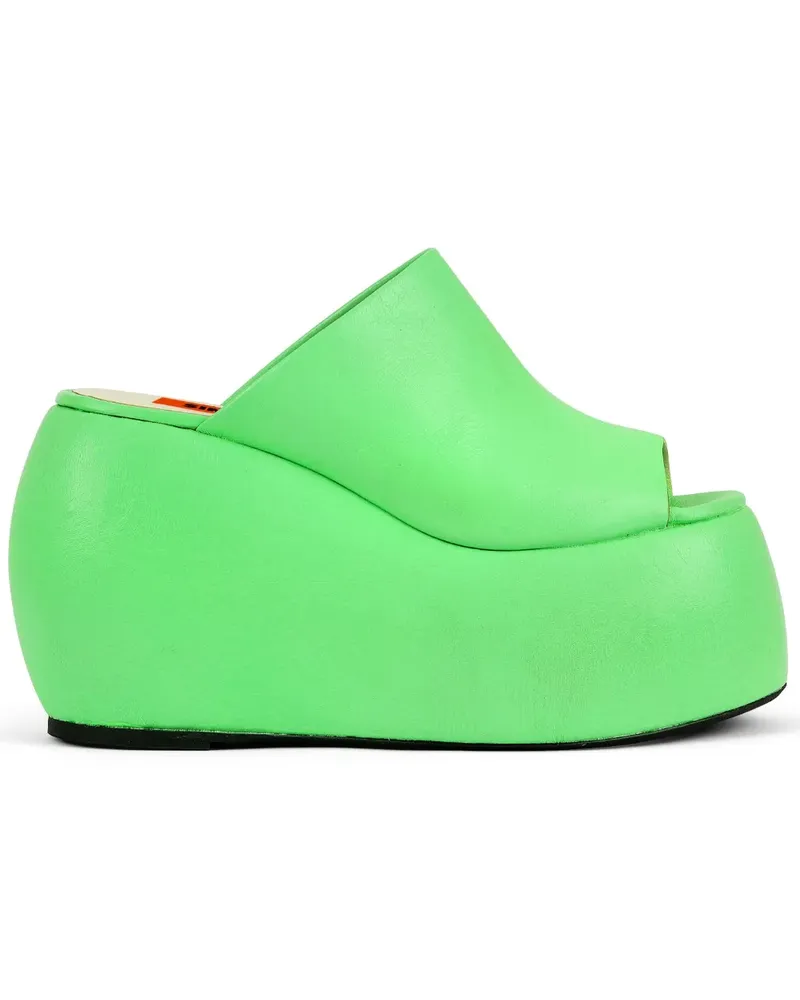 Simon Miller Bubble Wedge-Sandalen 100mm - Grün Grün